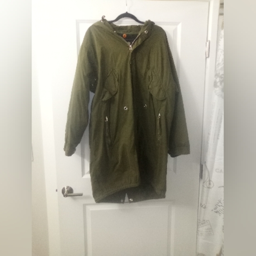 Banana Republic Civilian Reserve Olive Green Utility Jacket Size Medium